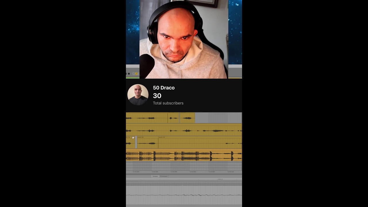Recording My Second Album  (50 Draco) (Portrait)