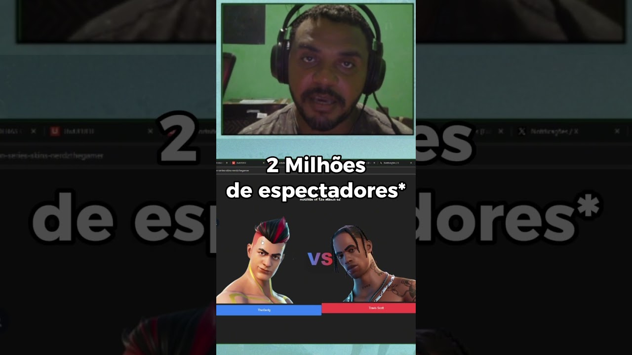 BATALHA DE SKINS S&Eacute;RIE ICONES PT 2 #fortnite #streamer #gamer #cortes #conversas