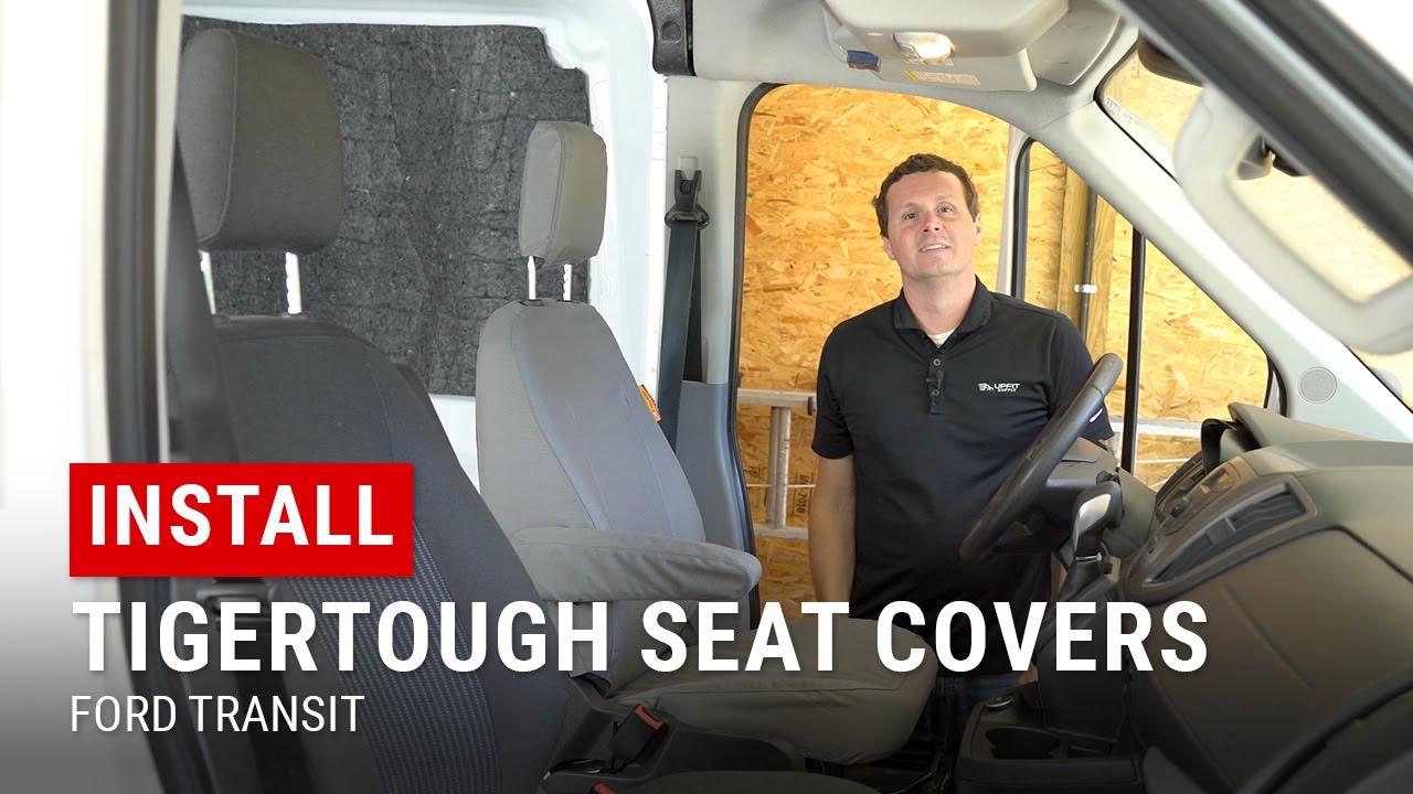 Installing TigerTough Seat Covers in our Ford Transit