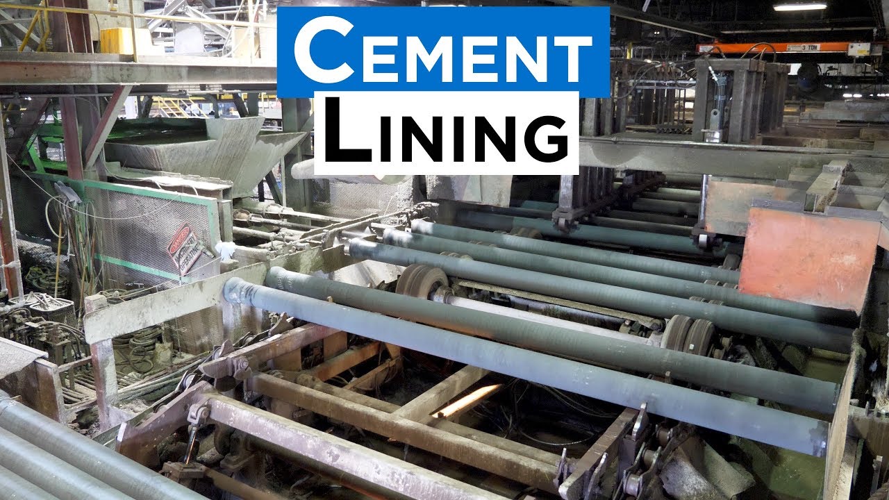 How is Ductile Iron Pipe Lined with Cement?