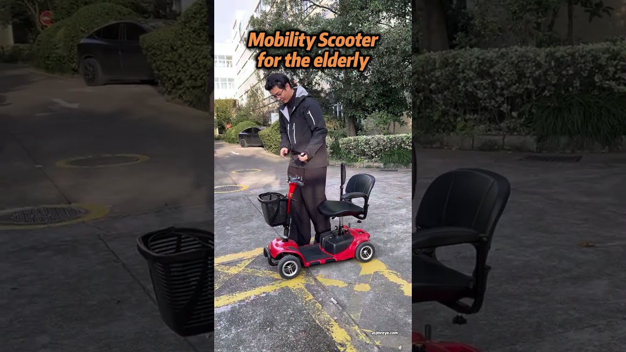 Lightweight folding mobility scooter 4-wheel-scooter #scooter #elderly #disability #mobility