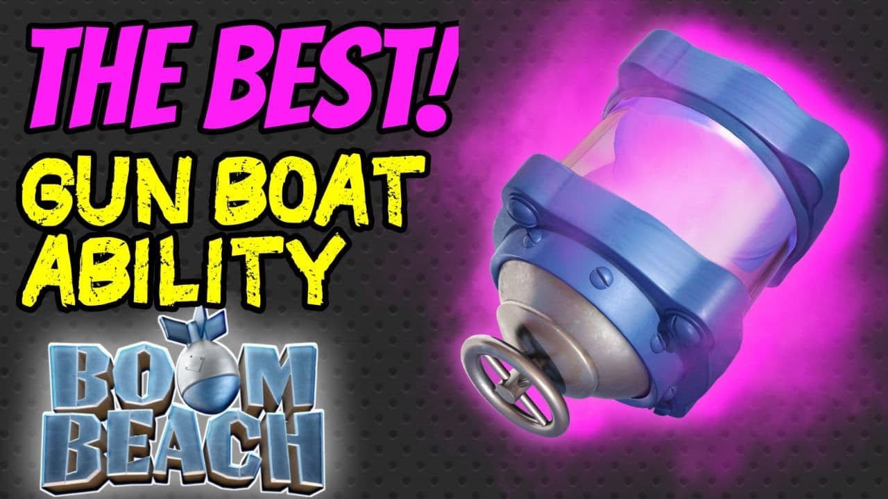 Boom Beach Speed Serum - Temporary Gun Boat Ability