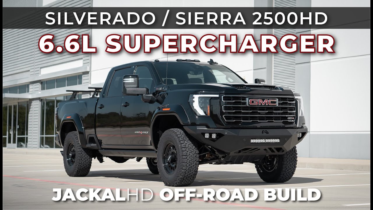 Внедорожная сборка Sierra Silverado 2500HD 2024/2025 с нагнетателем 6,6 л