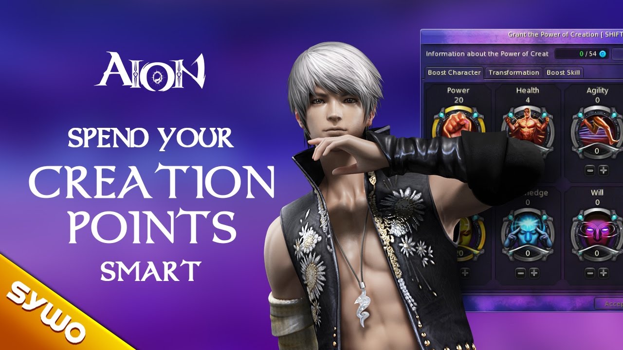 AION 5.1 - How to use your creation points