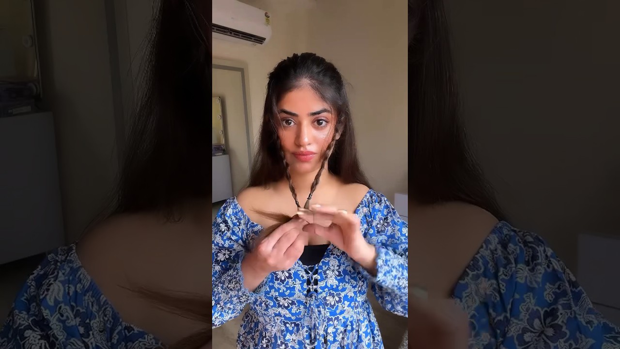 Cute Hairstyle 🦋 #hairstyle #trending #hairdo #picnic #trending #viral #ytshorts #shorts #makeup