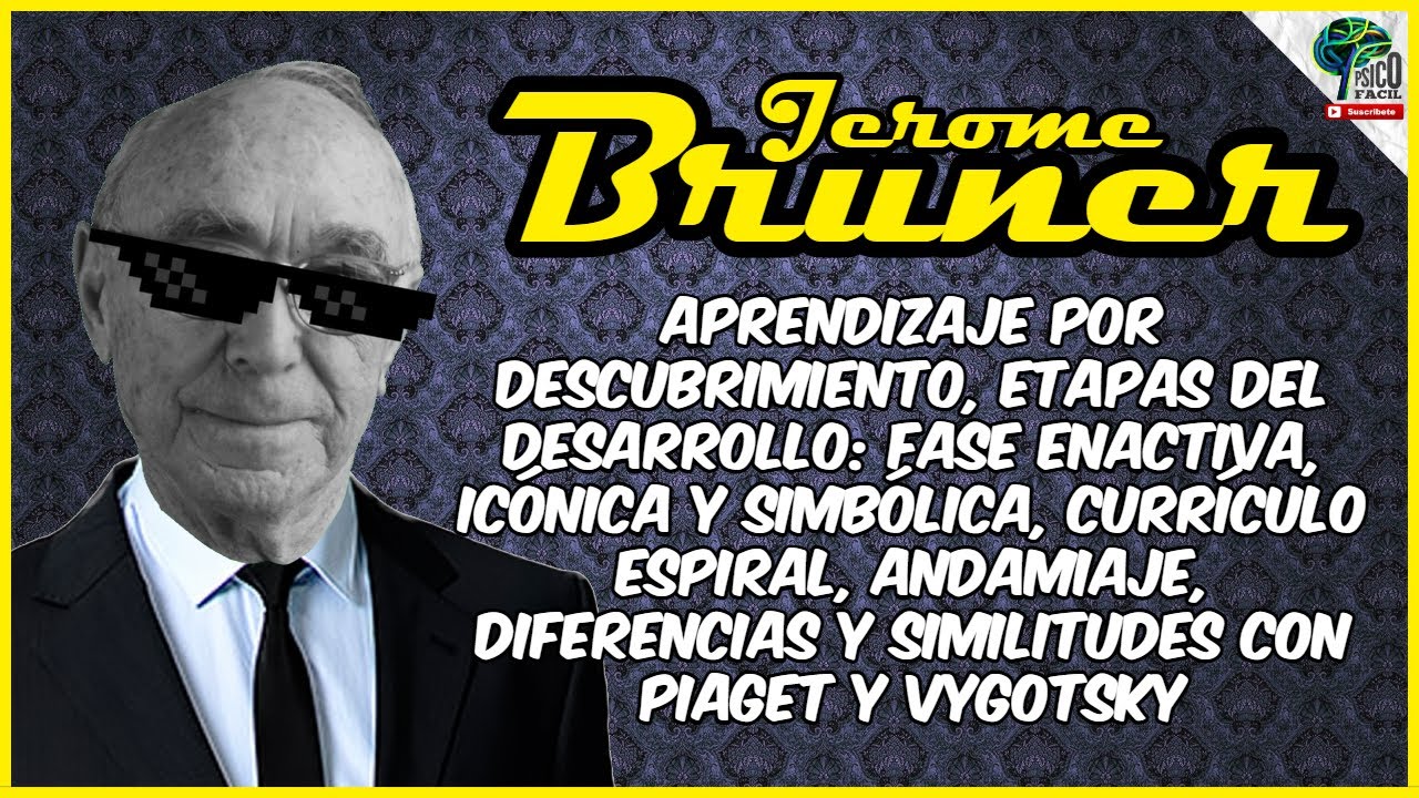 🔴 JEROME BRUNER | Teoría del APRENDIZAJE POR DESCUBRIMIENTO | Resumen con ejemplos | Fácil