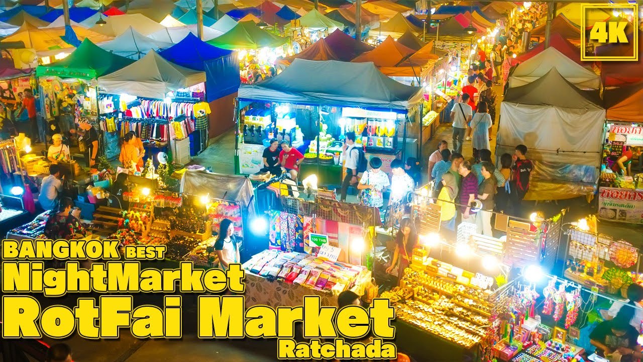 Best Market!Ratchada Rot Fai Train Night Market (STREET FOOD MARKET)