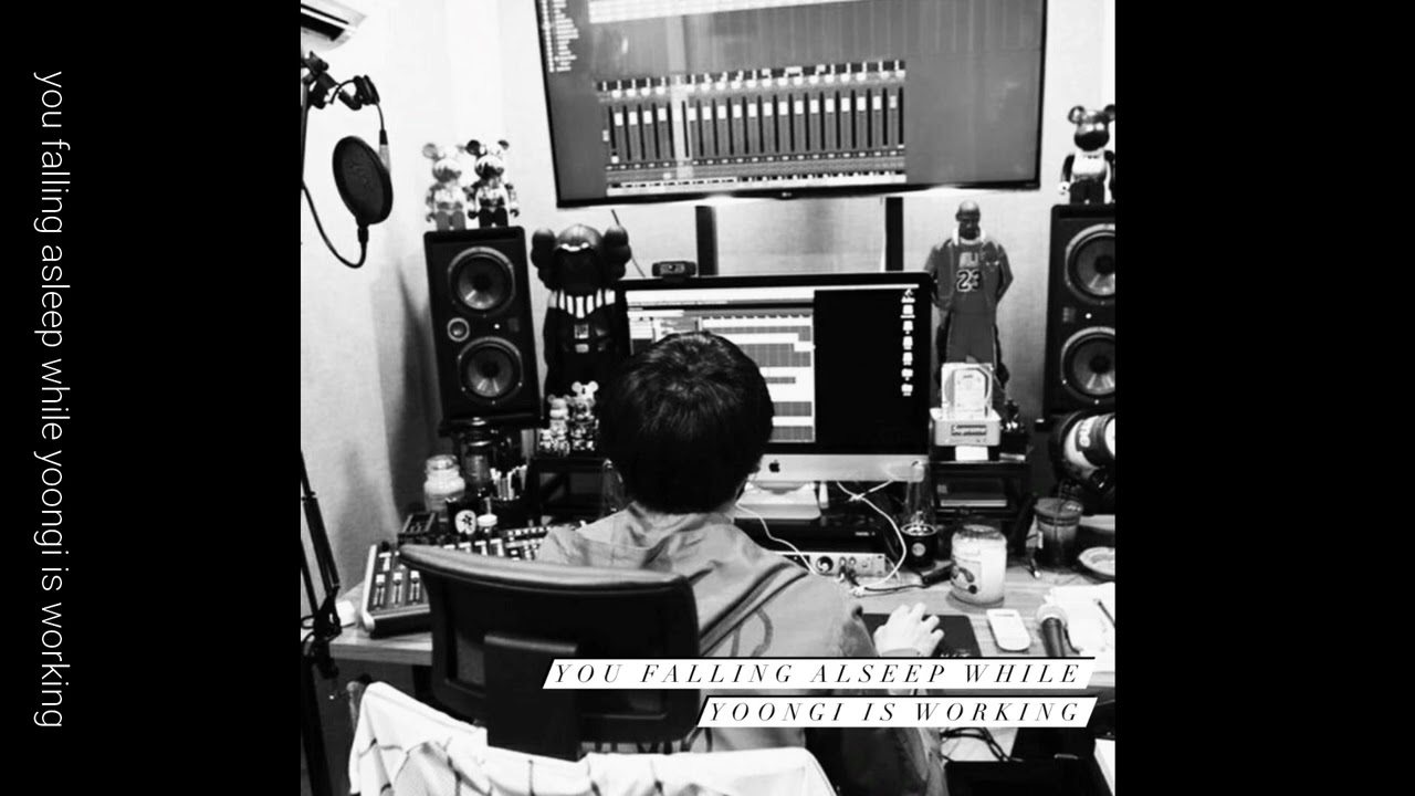 you falling asleep while yoongi is working [asmr]