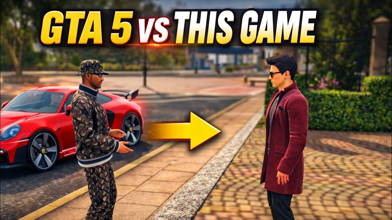 GTA 5 VS This Game 🔥 Realistic Graphics Comparison | कौन जीतेगा?