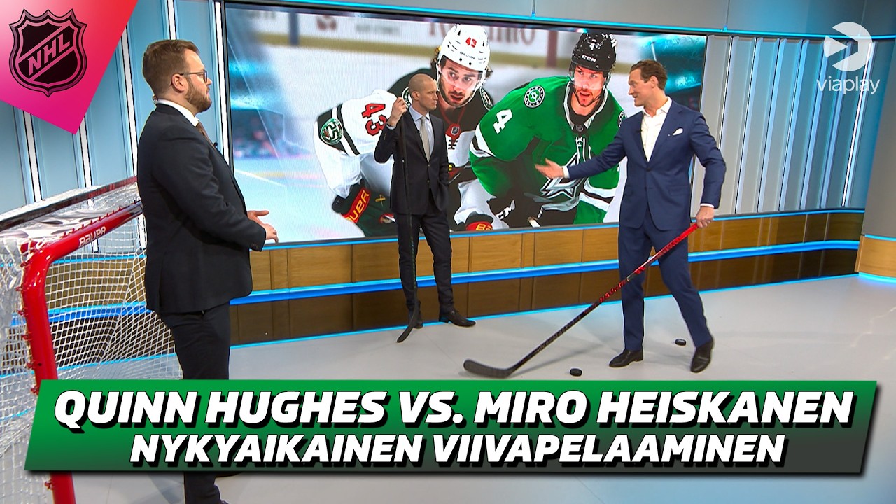 Quinn Hughes vs. Miro Heiskanen | Nykyaikaisen viivapelaamisen monet keinot