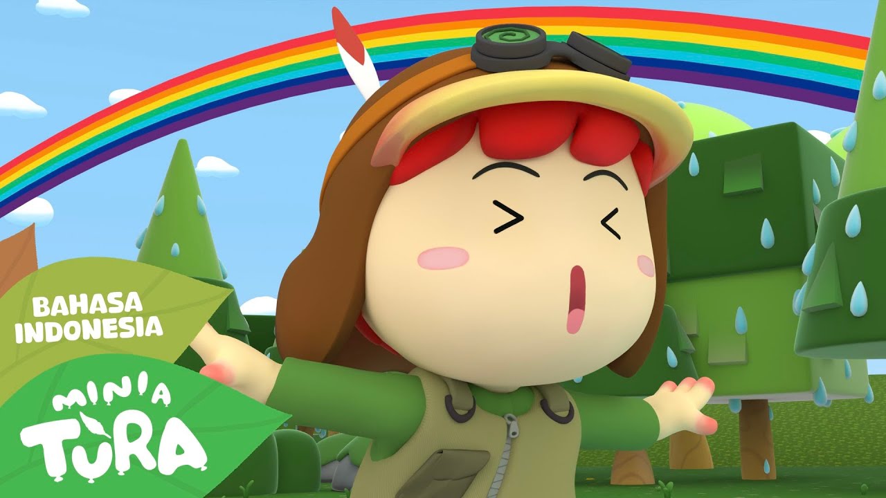 Pelangi-Pelangi | Lagu Anak-Anak | Minia Tura Bahasa Indonesia | 🎶 A. T. Mahmud