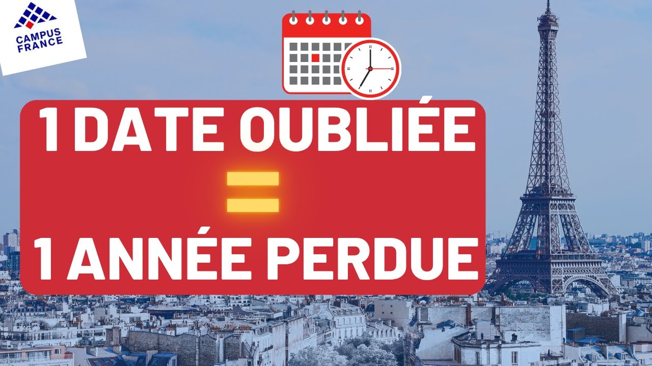 Quelles sont les dates clés Campus France 2026, Parcoursup et Mon Master !