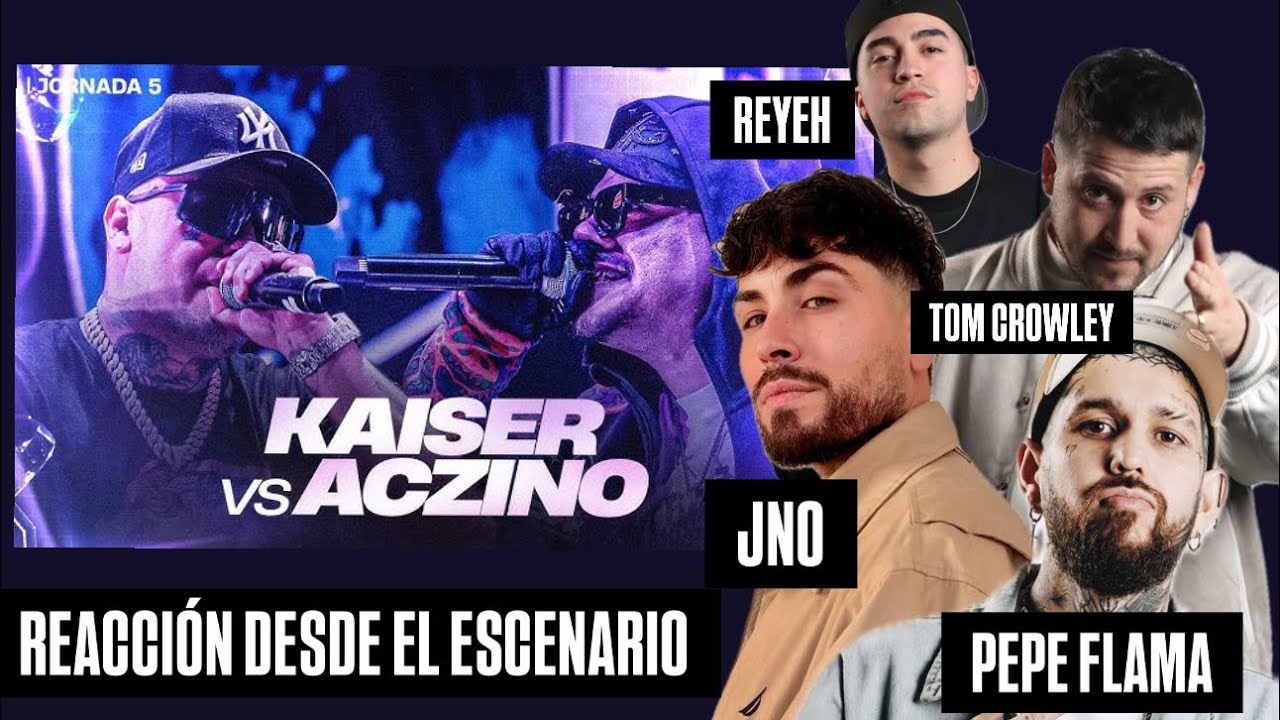 FREESTYLERS, HOST Y JURADO CHILENOS 🇨🇱 Reaccionan a ACZINO VS KAISER / FMS WORLD SERIES JORNADA 5