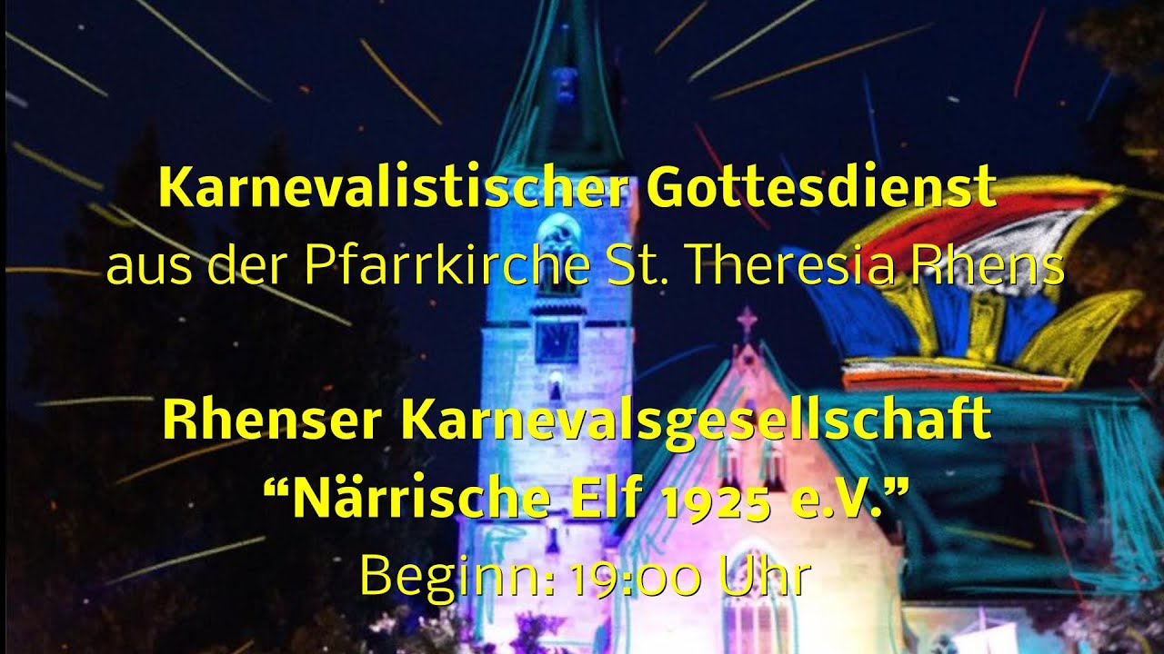 Karnevalistischer Gottesdienst aus Rhens am 12.02.2021