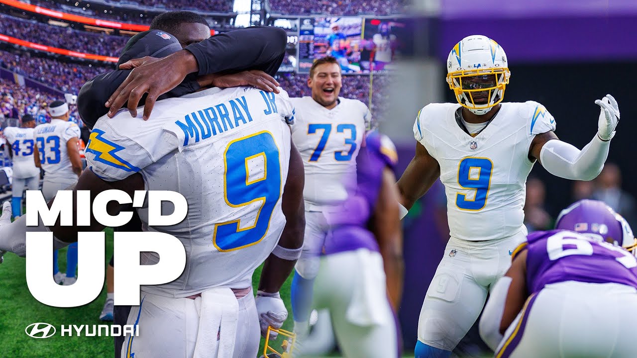 Mic’d Up: Murray’s Game-Winning Pick vs Vikings | LA Chargers