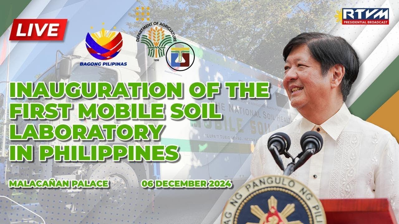 Inauguration of the First Mobile Soil Laboratory in the Philippines