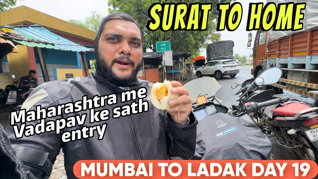 FINALLY HOME AUR VADAPAV KI CRAVING  || MUMBAI TO LADAKH || DAY 18