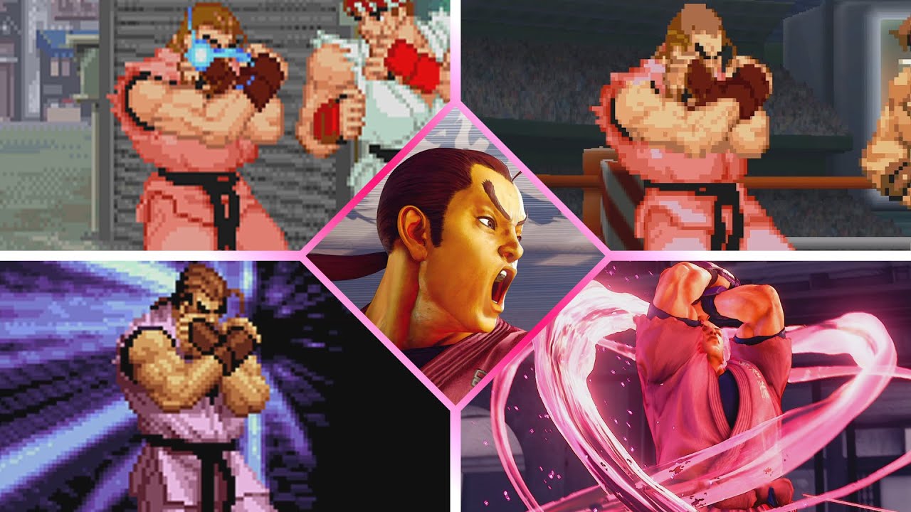 EVOLUTION of Dan Hibiki's Hisshou Buraiken