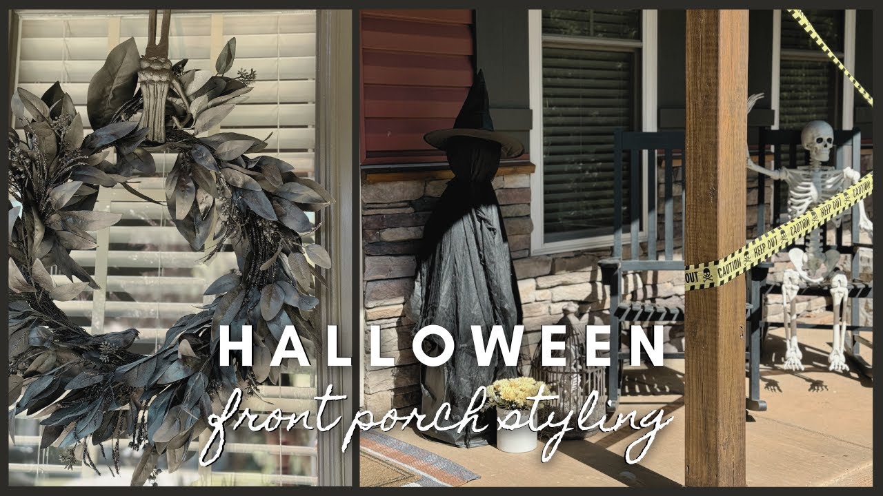 Halloween Front Porch Styling | Halloween 2024