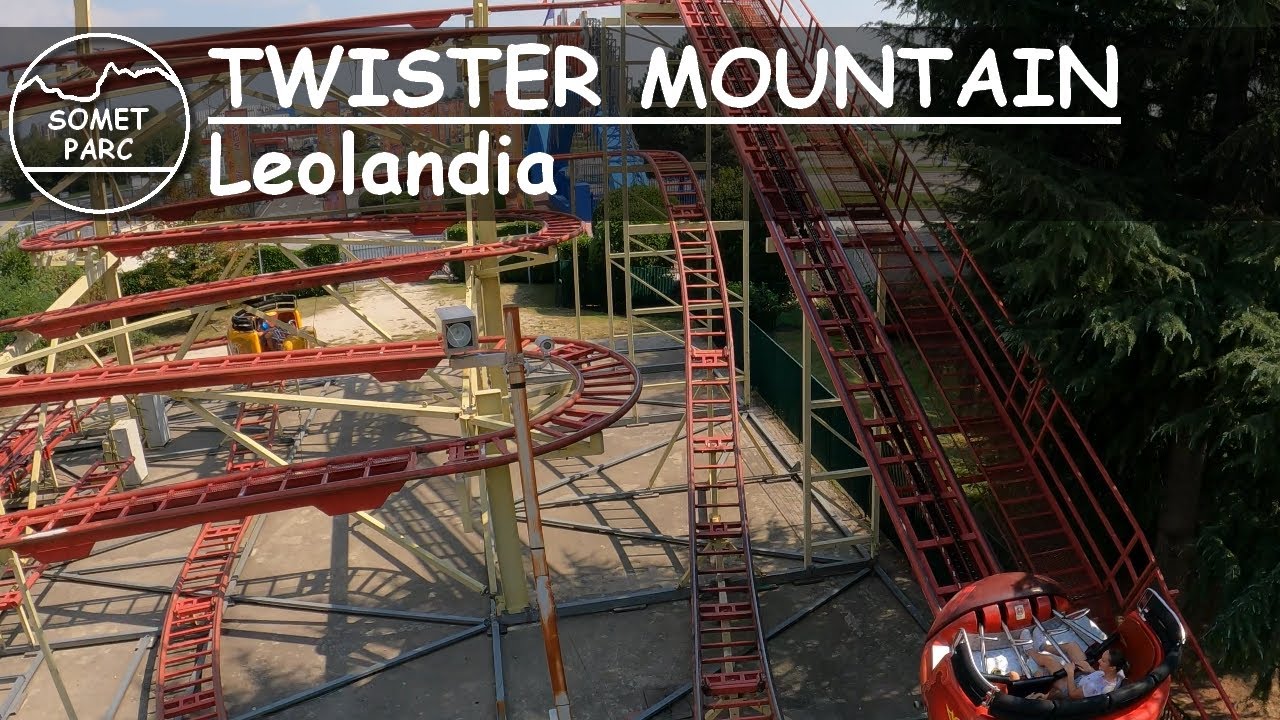 🎢 TWISTER MOUNTAIN Leolandia onride 4K