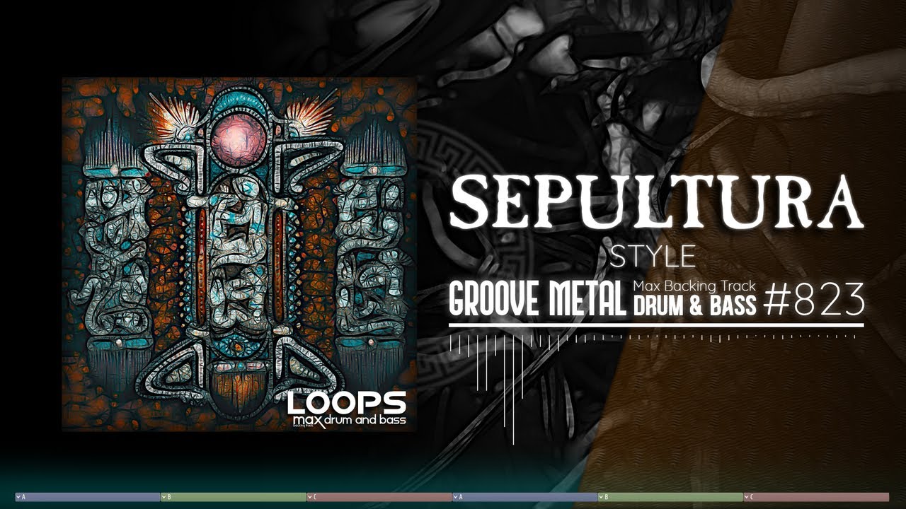 Groove Metal Backing Track / Drum And Bass / Sepultura Style / 85 bpm Jam in D Minor