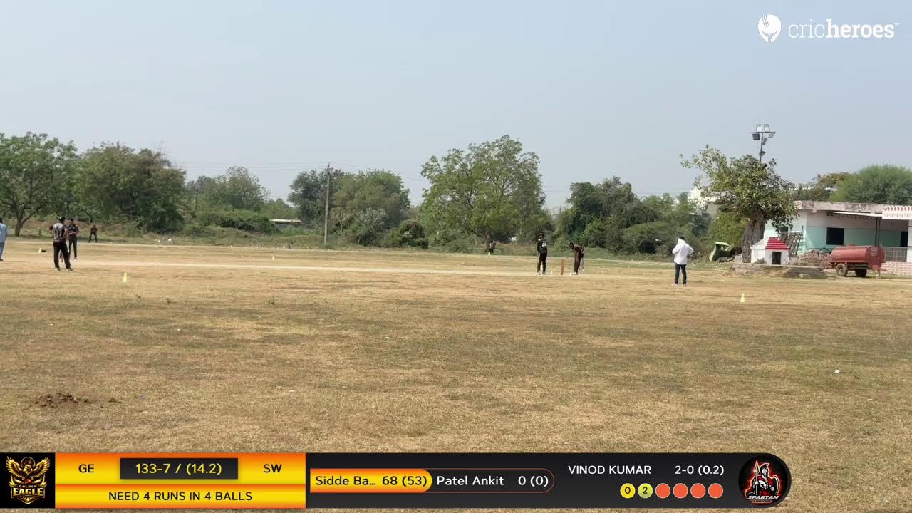 GOLDEN EAGLE vs SPARTAN WARRIORS | Maxicus Cricket Premier League - Season 3(Qualifier 1) | Live - V