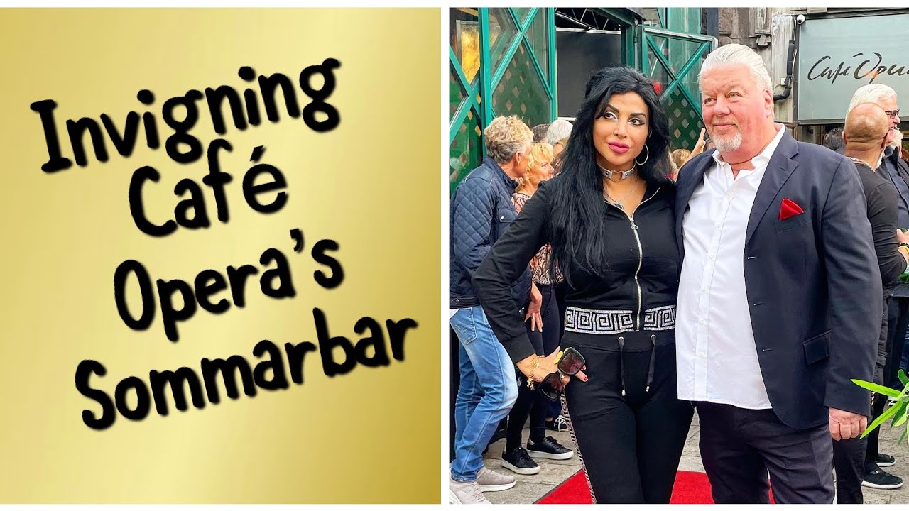 Invigning av Café Opera’s sommarbar