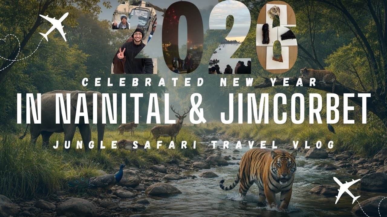 We Celebrated New Year Inside Jim Corbett Jungle 🐯 | Final Vlog @chiragunfilteredvlogs 