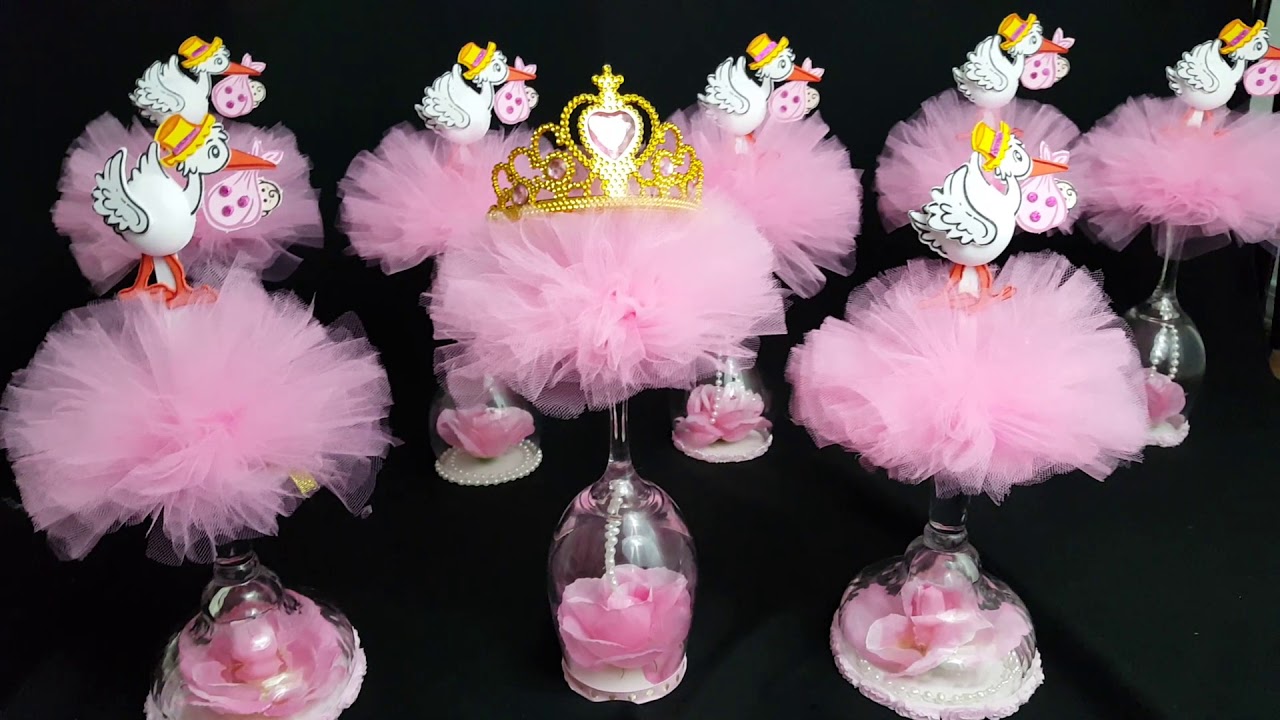Adornos para baby shower de niña, fácil  rápidos y baratos 2019