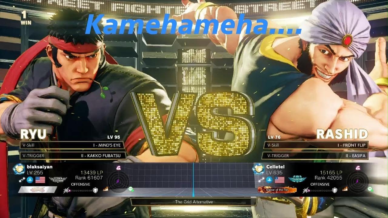 STREET FIGHTER V: blaksaiyan vs Celletel: Kamehameha wave