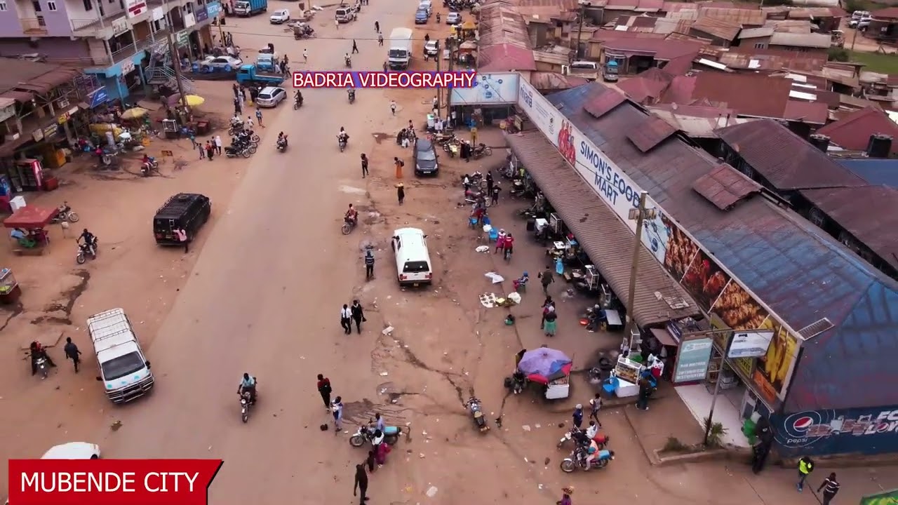MUBENDE CITY TO FORT PORTAL DRONE VIEW