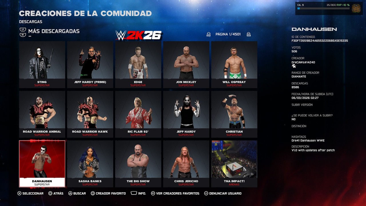 WWE 2K26: COMMUNITY CREATIONS (March 13) Cross-Platform is back on PS5 | (Patch 1.04)