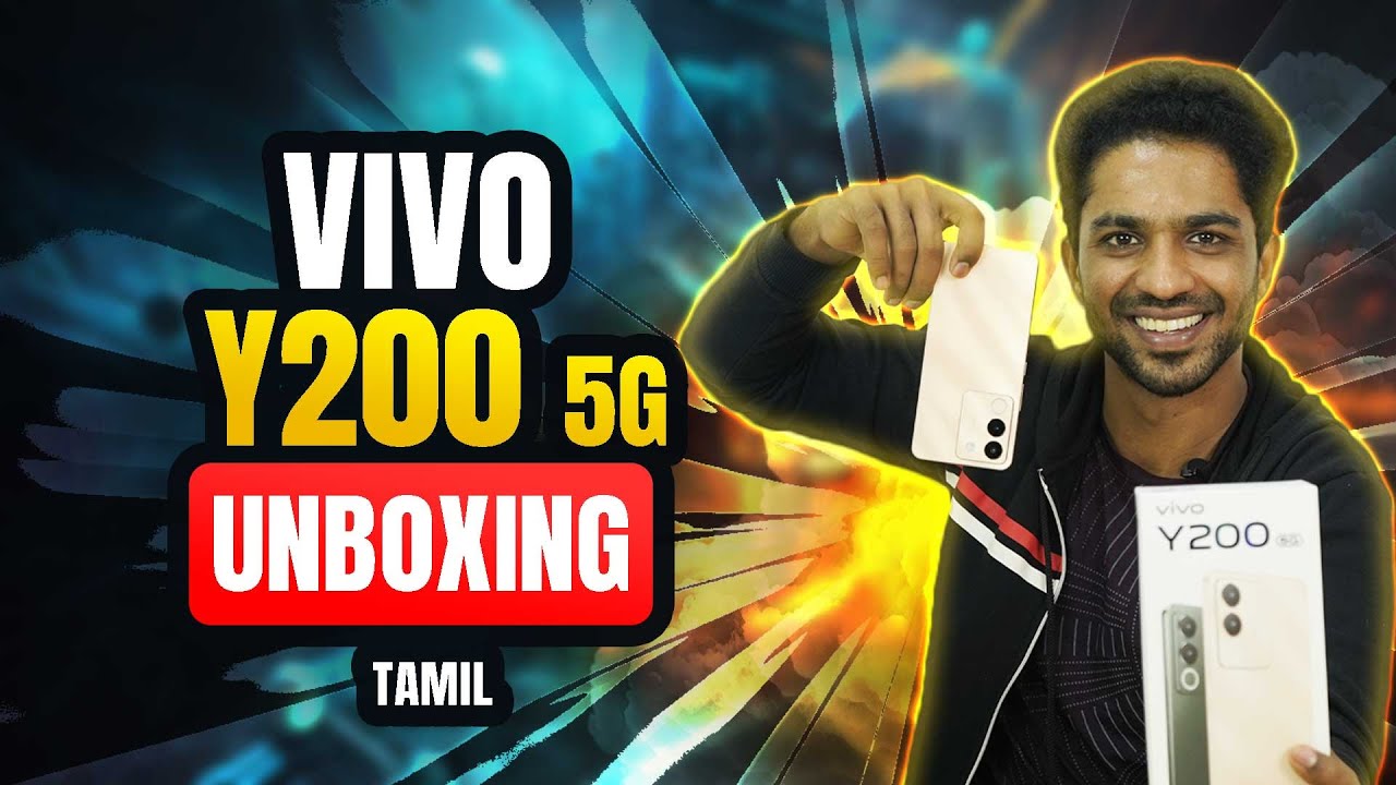 Vivo Y200 5G Unboxing & Review in Tamil | First Look, Full Spec, Camera & Price #VivoY200