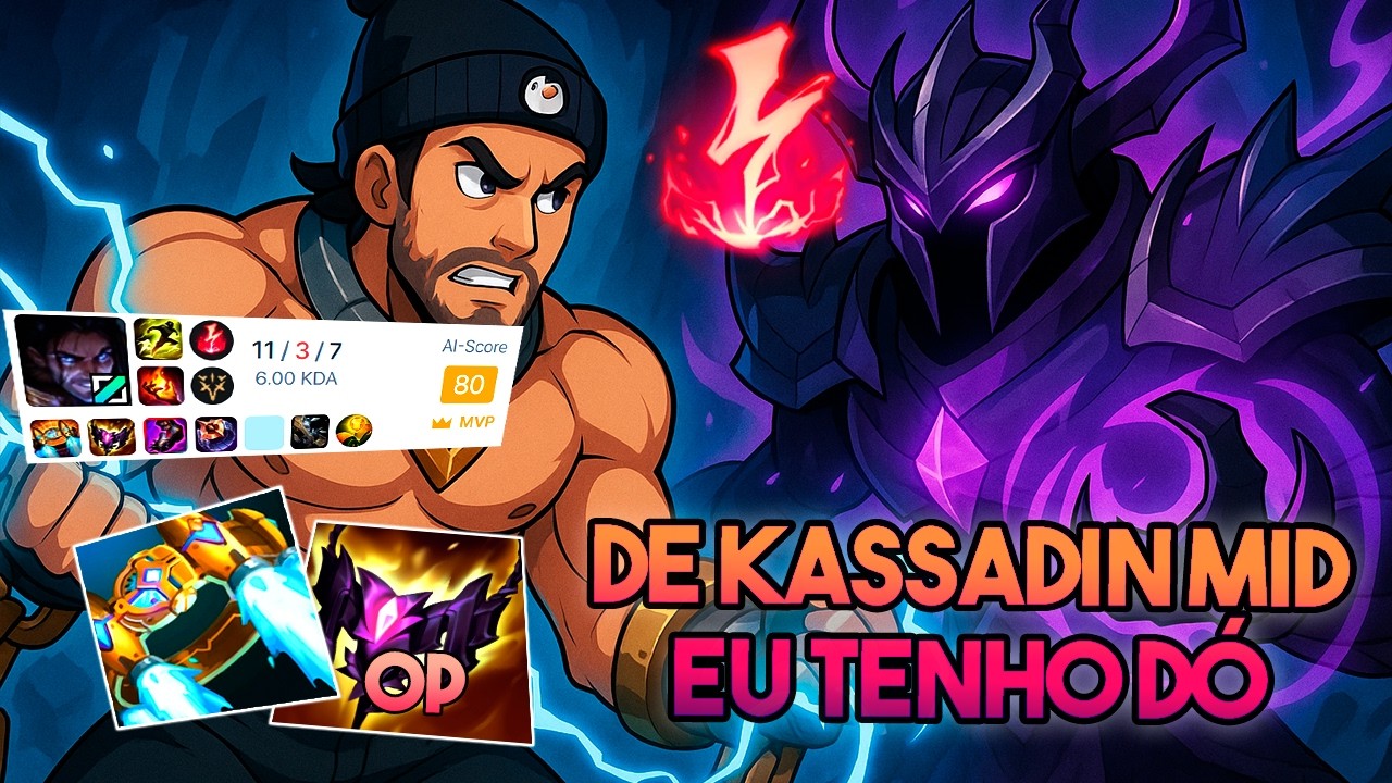 DE KASSADIN EU TENHO DÓ -  Sylas vs Kassadin MID - Unranked para Mestre