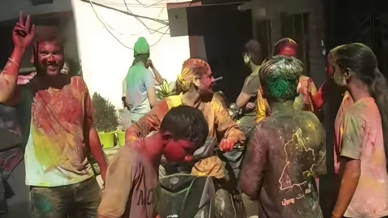 Holi celebration with Family 🎉🎉