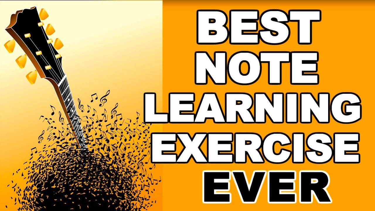 Best fretboard note learning exercise - master the guitar neck