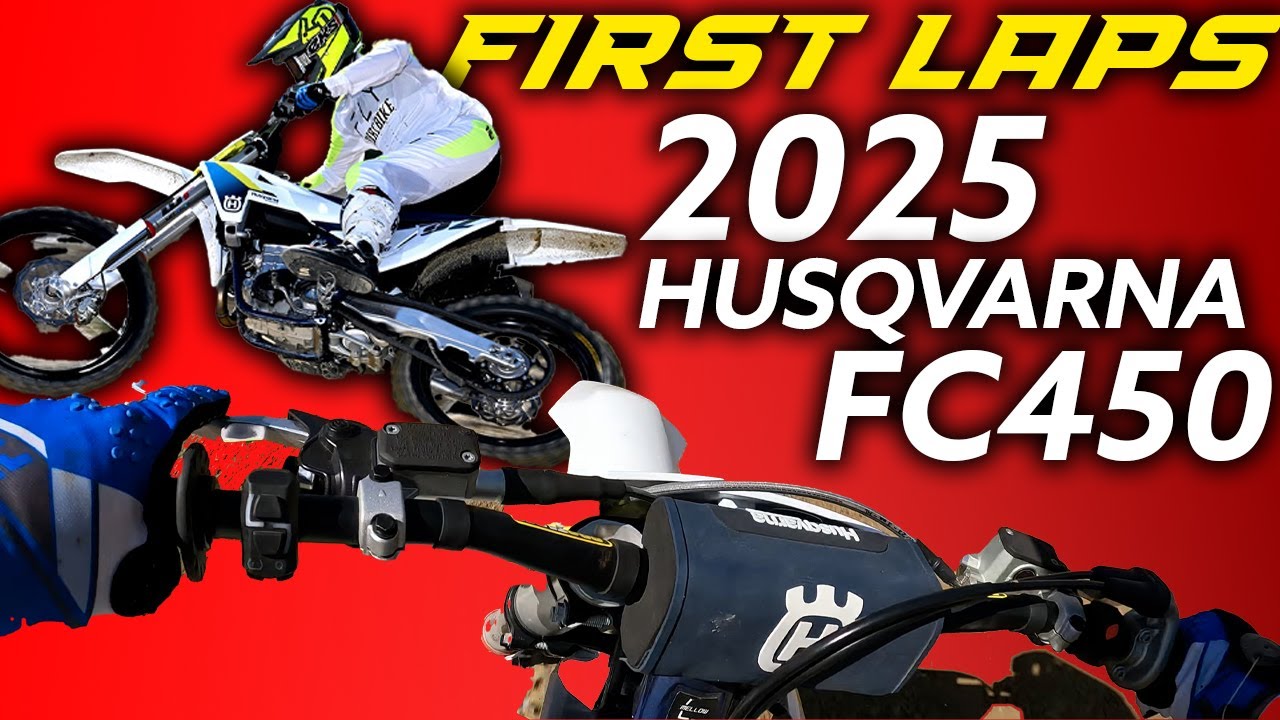 Hitting the Track: First Laps on the New 2025 Husqvarna FC450