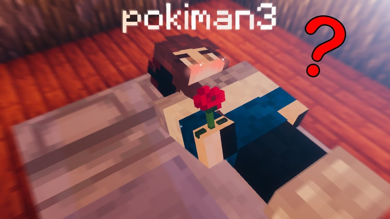 putting my minecraft bed next to Pokimane's...