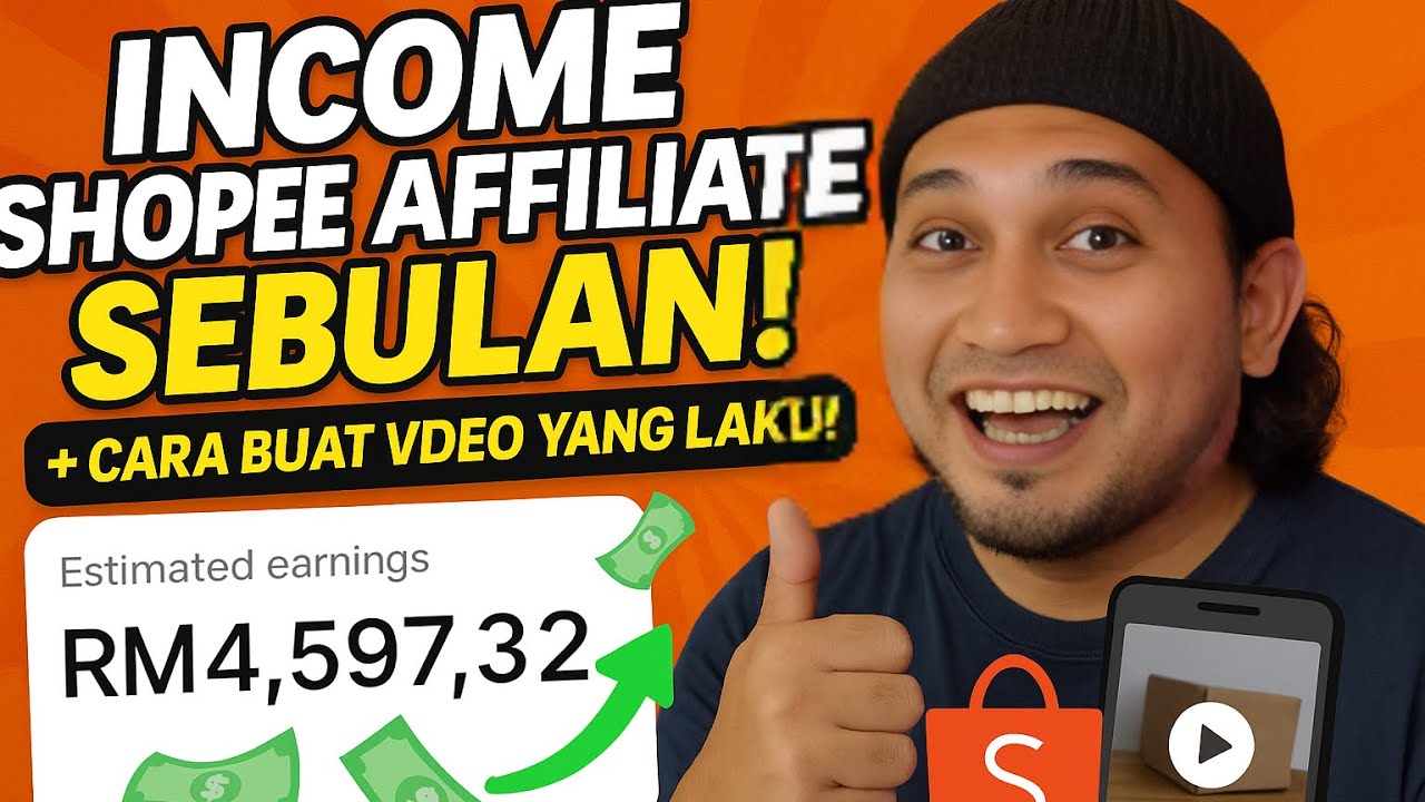 Rahsia Income Sebulan Guna Shopee Affiliate! | Cara Buat Video Yang Laku!