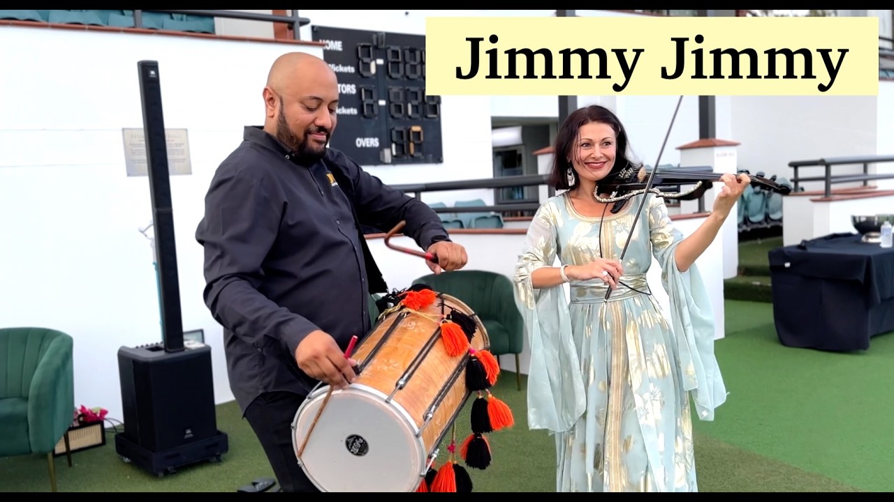 Jimmy Jimmy Aaja Aaja &ndash; Violin Cover with Drums | Disco Dancer
