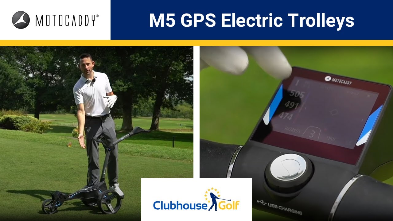 Motocaddy M5 GPS Electric Golf Trolley