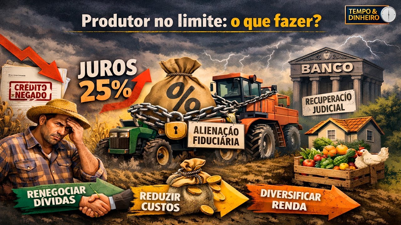 Safra sem crédito, juros altos e alienação fiduciária. O que fazer para não quebrar?