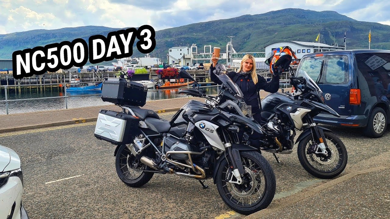 NC500 Scotland Trip Day 3 // Riding BMW R1250GS Motorcycles // Gairloch to Ullapool!