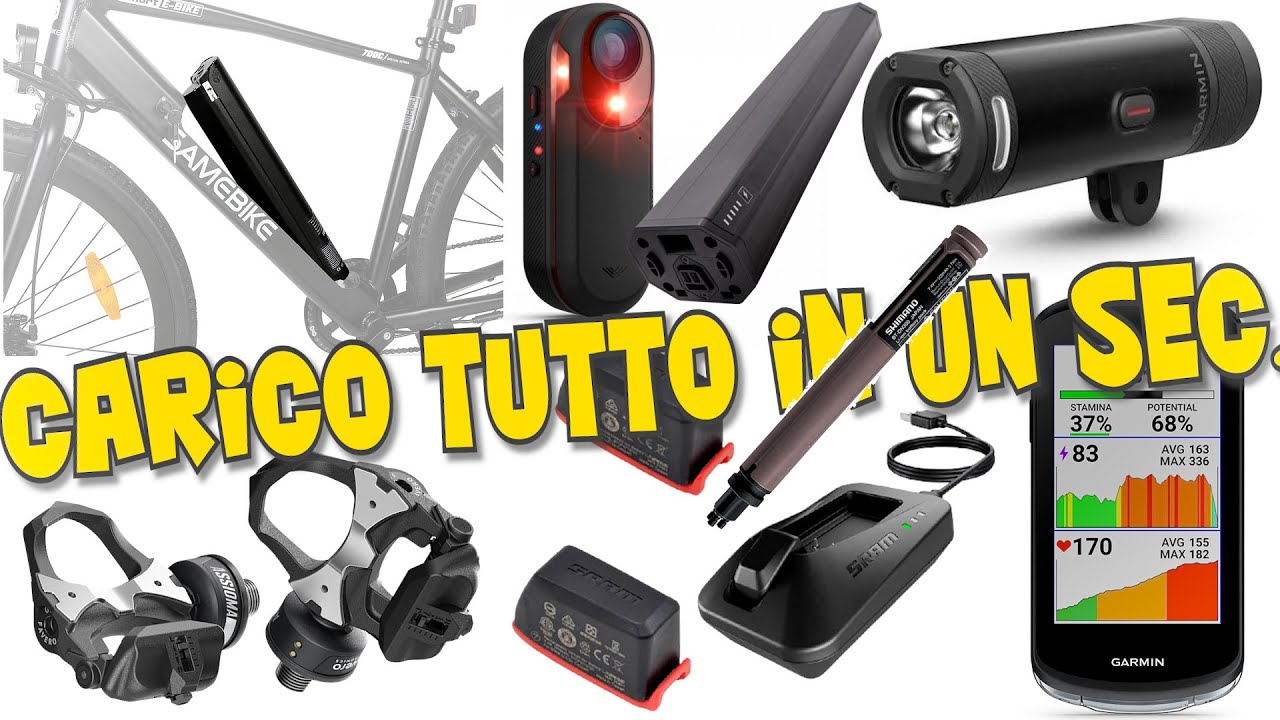 Automatizzo la carica degli apparecchi elettronici che utilizzo in bici