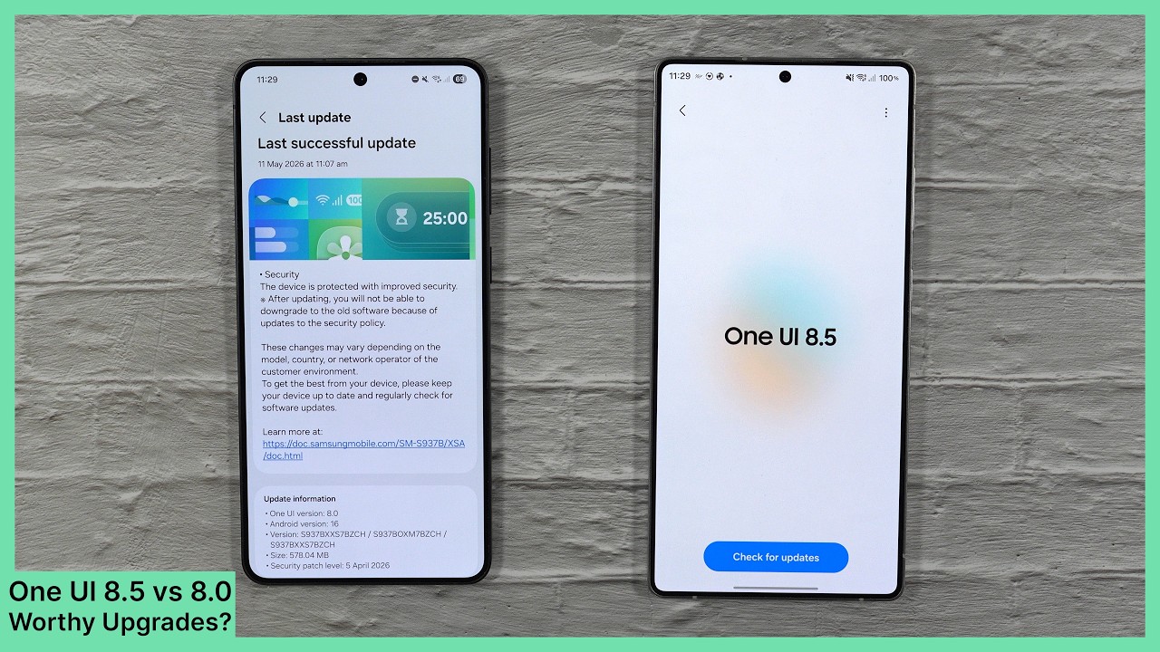 One UI 8.5 против One UI 8.0 &mdash; почему вам стоит обновиться!