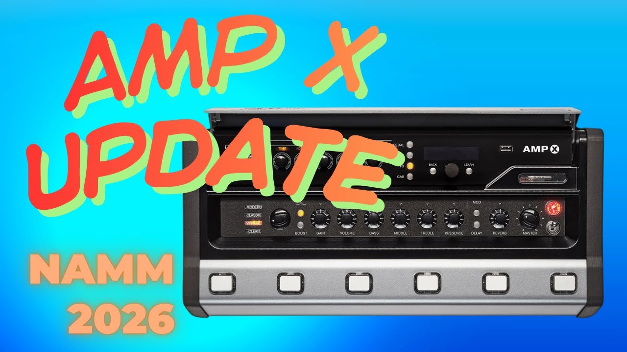 Discover the BluGuitar AmpX Amplifier at NAMM 2026