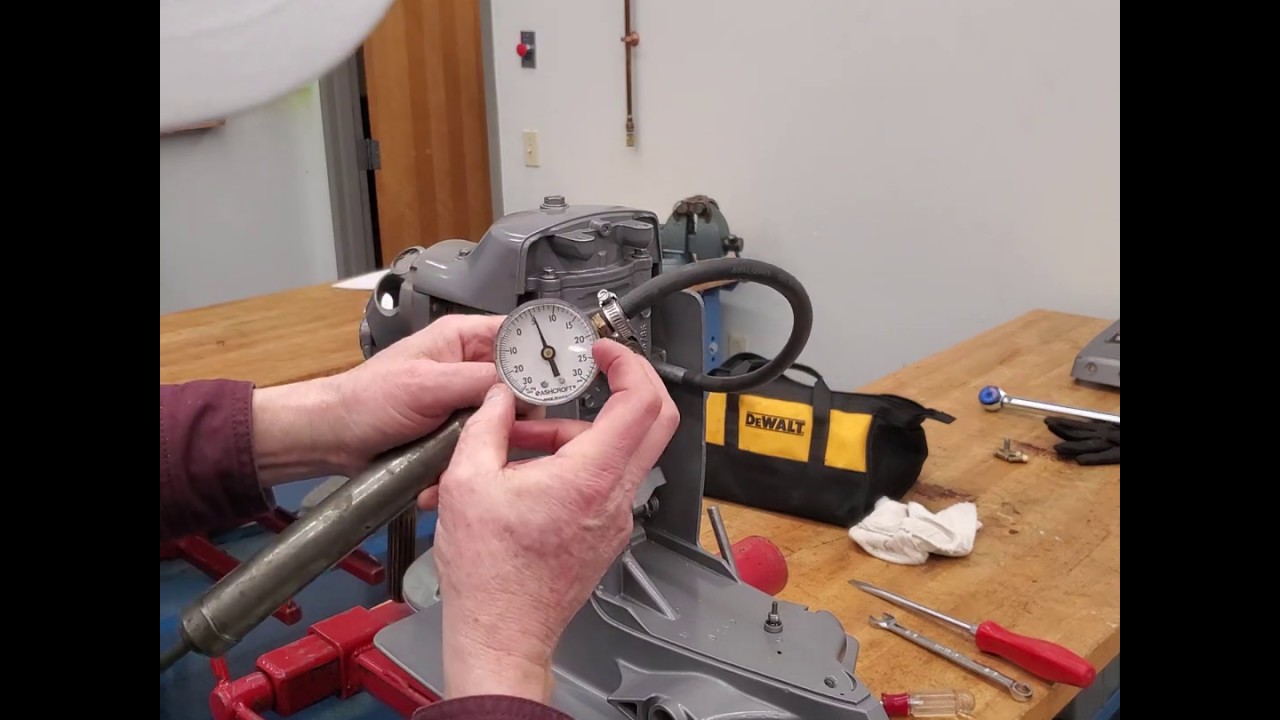 Volvo Penta DPS Press test and filling procedure