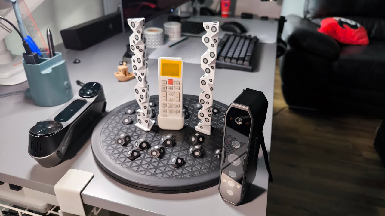 Creality CR Scan Raptor и Otter &mdash; опыт сканирования в режиме маркера