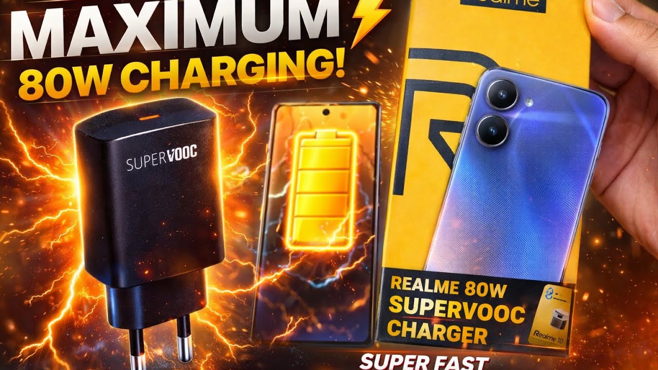 1 Charger Bisa Banyak! Realme 80W Support Banyak Fast Charger