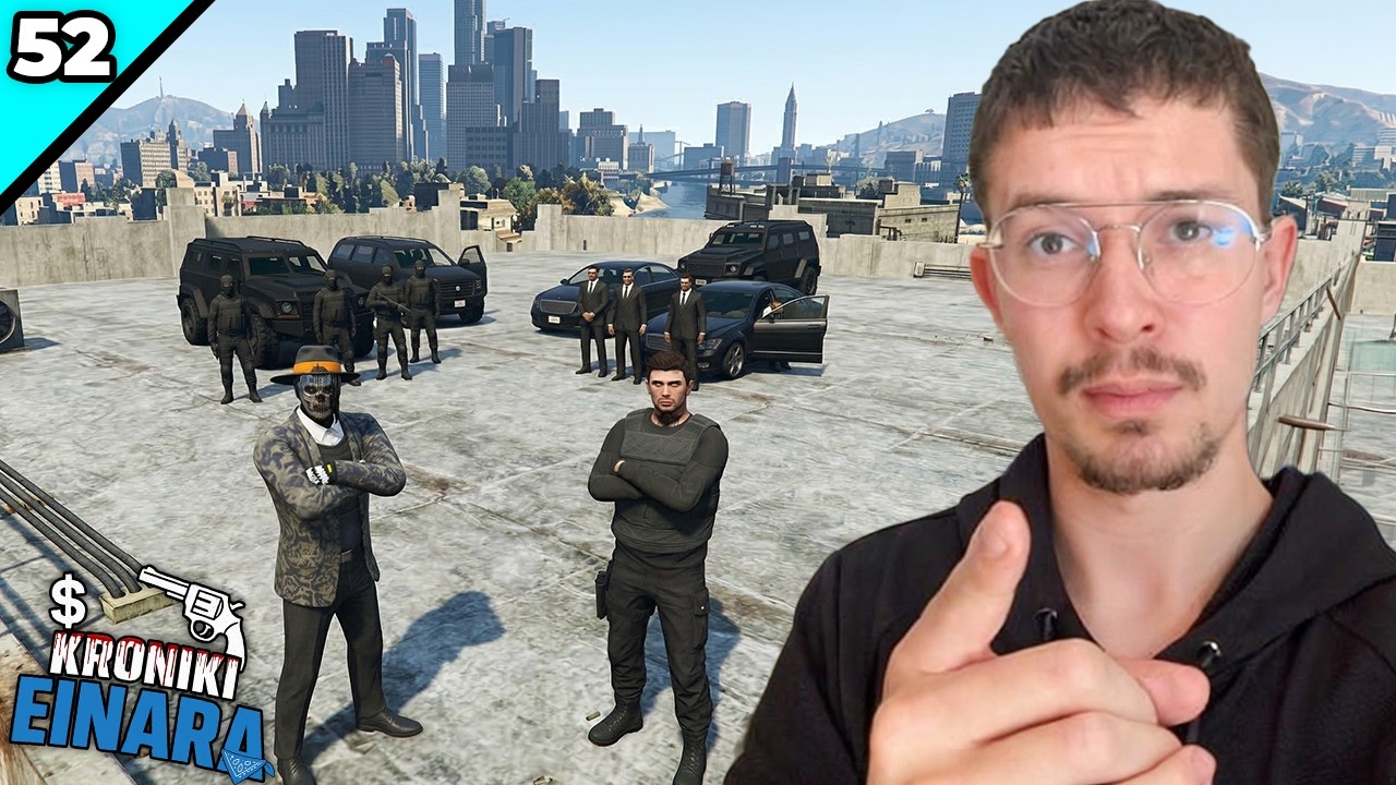GTA V KRONIKI EINARA #52 - POCZĄTEK WOJNY w Liberty City!? 🔥